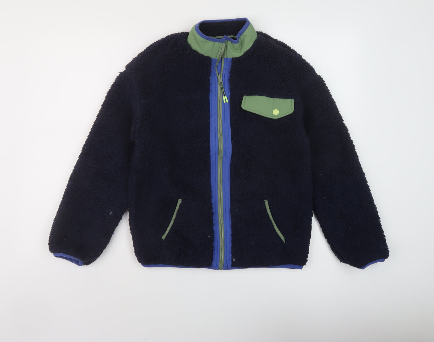 Marks and Spencer Boys Blue Jacket Size 12-13 Years Zip