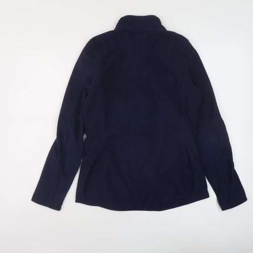GOODMOVE Womens Blue Jacket Size 8 Zip