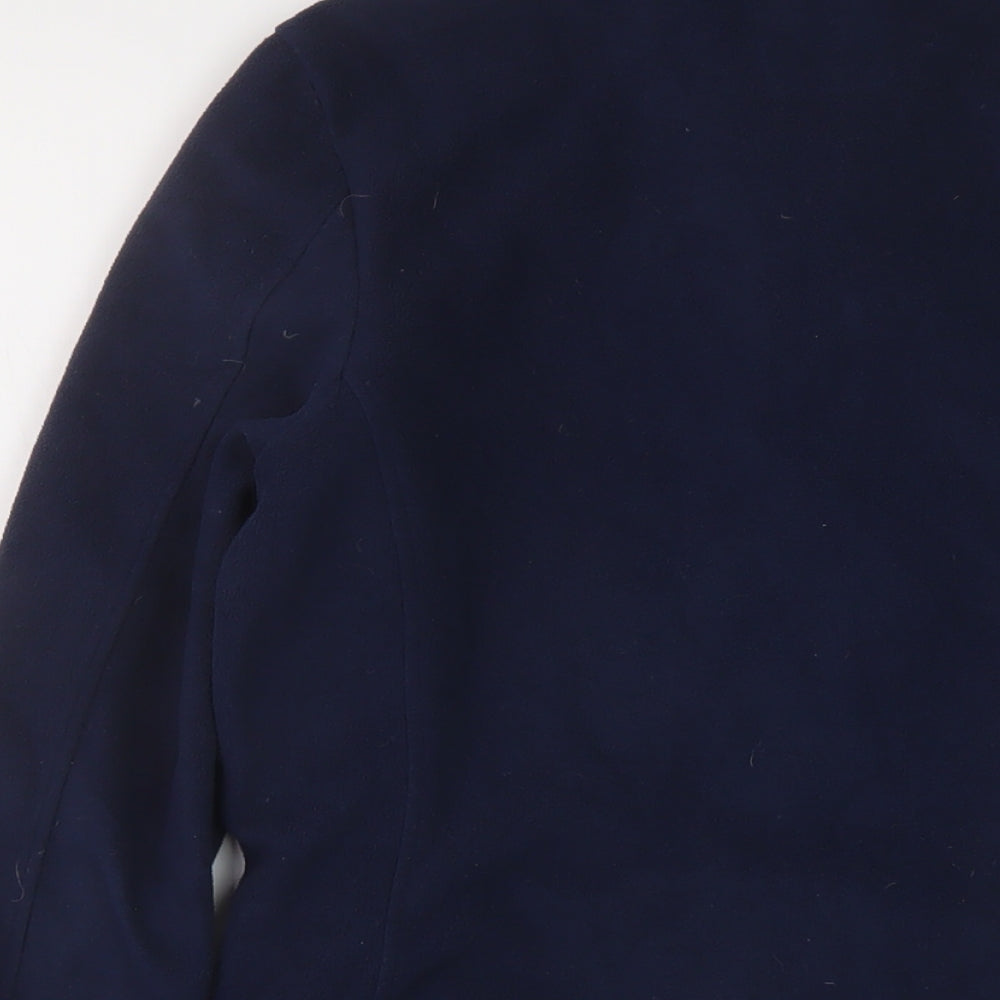 GOODMOVE Womens Blue Jacket Size 8 Zip