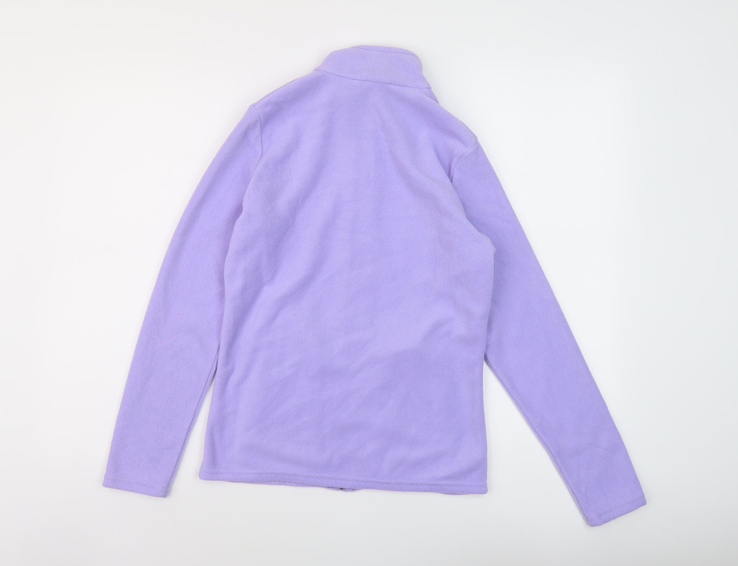 Marks and Spencer Womens Purple Jacket Size 8 Zip