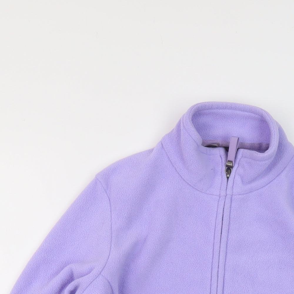 Marks and Spencer Womens Purple Jacket Size 8 Zip