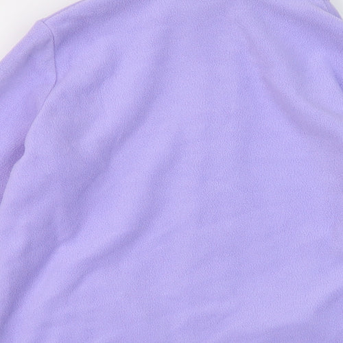 Marks and Spencer Womens Purple Jacket Size 8 Zip
