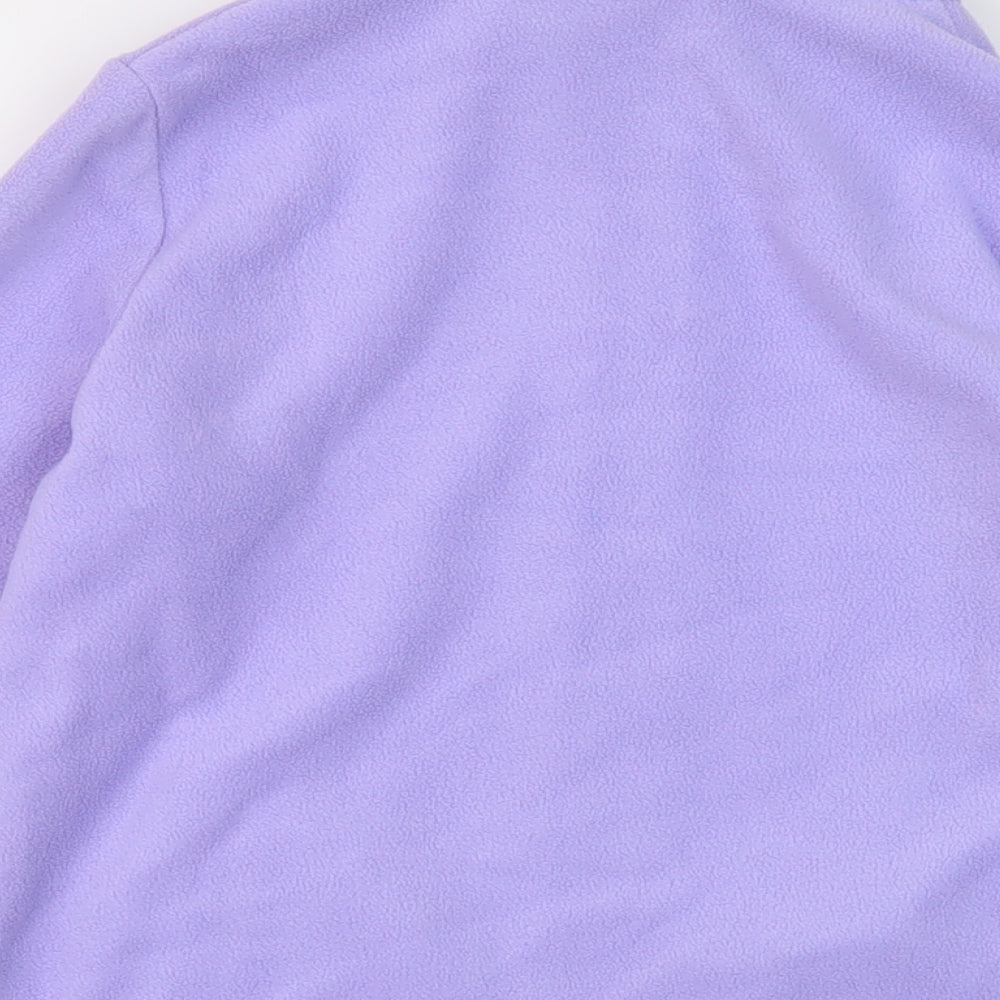 Marks and Spencer Womens Purple Jacket Size 8 Zip