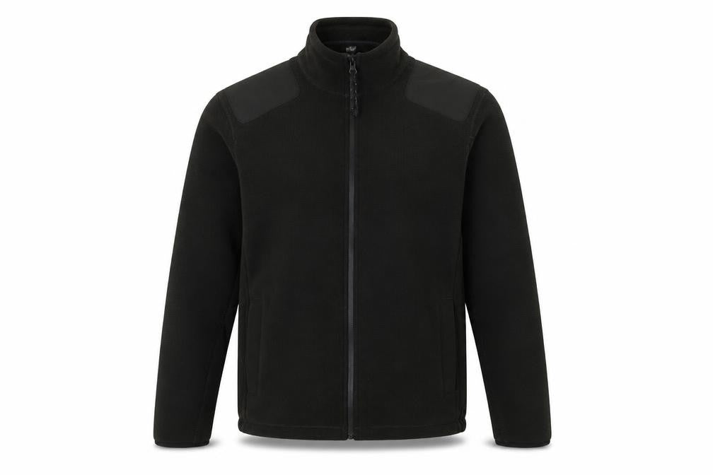 Front view of Marks & Spencer men’s green jacket, size S, zip