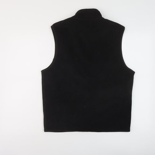 Gap Womens Black Gilet Jacket Size M Zip