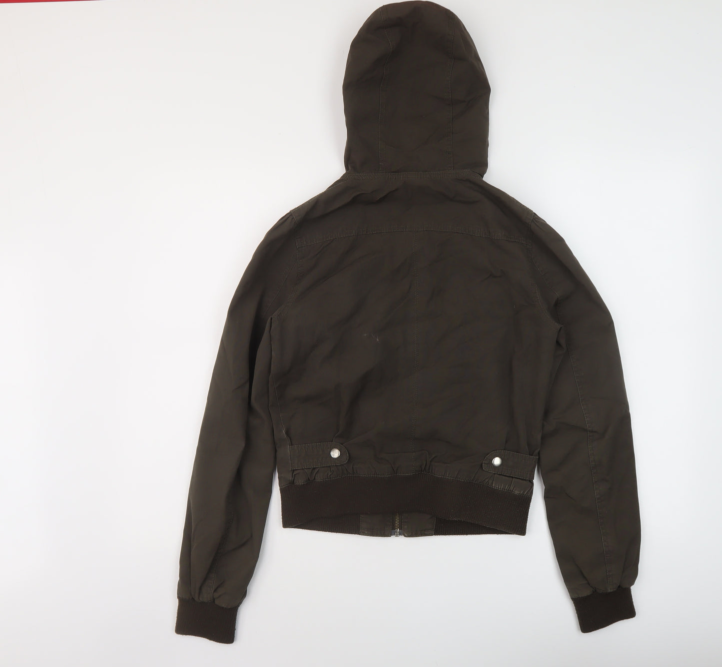 H&M Womens Brown Jacket Size 8 Zip