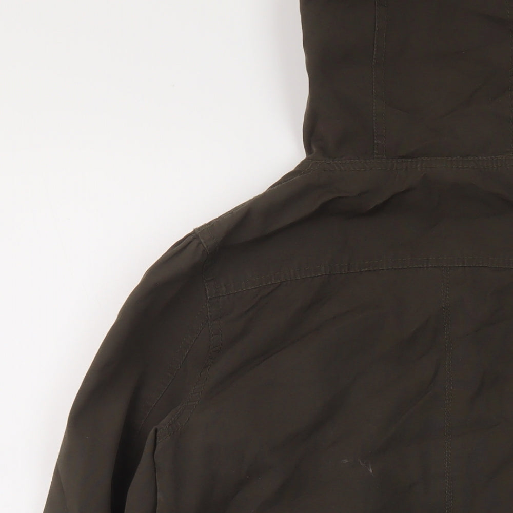 H&M Womens Brown Jacket Size 8 Zip