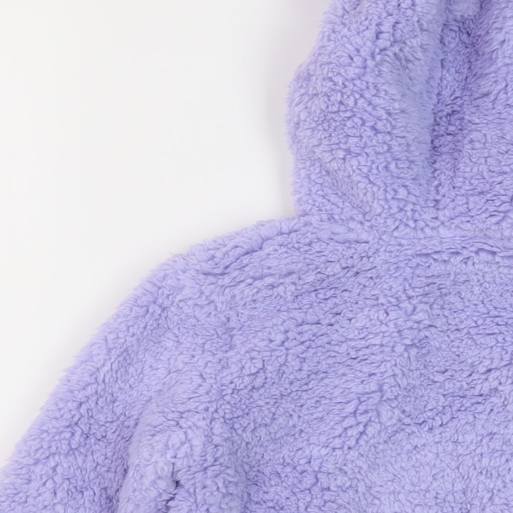 Marks and Spencer Girls Purple Jacket Size 5-6 Years Zip