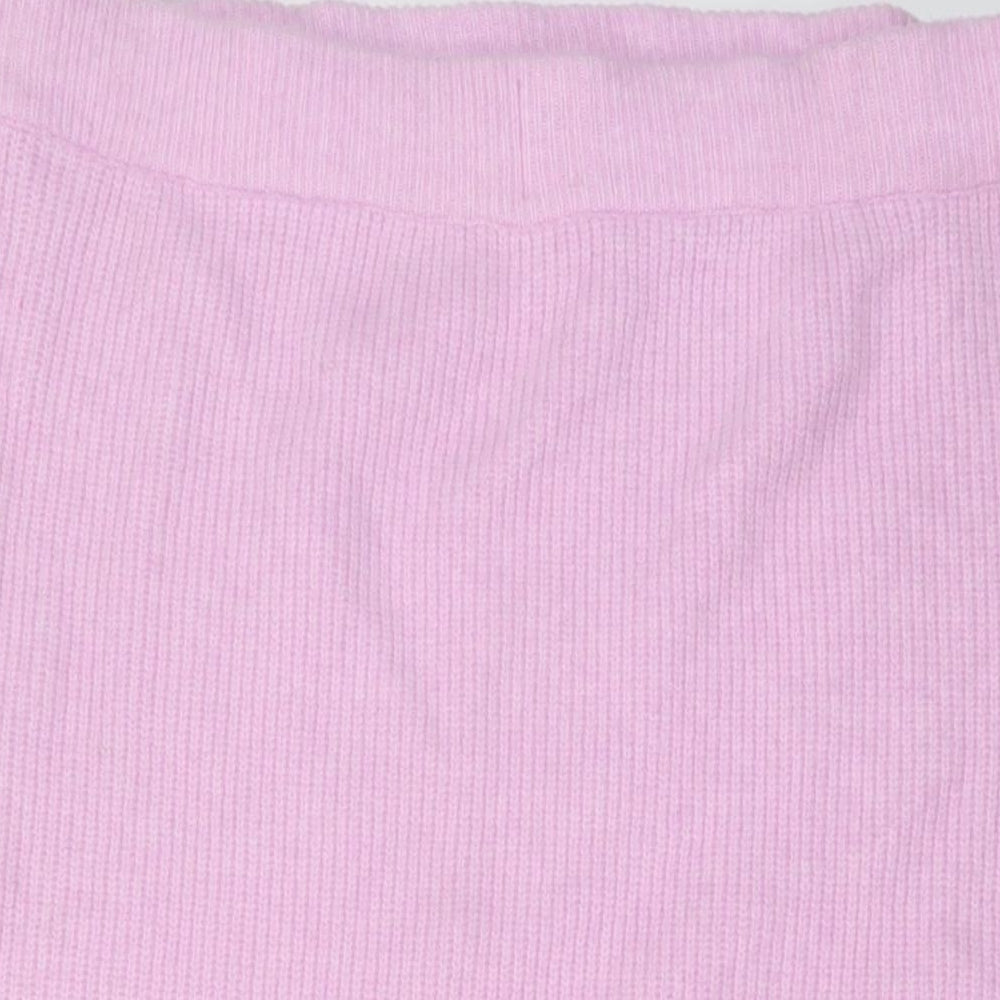 H&M Womens Purple Polyester A-Line Skirt Size XL