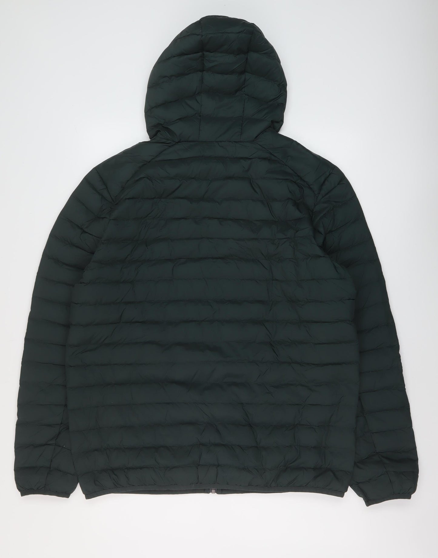 Marks and Spencer Mens Green Puffer Jacket Jacket Size L Zip