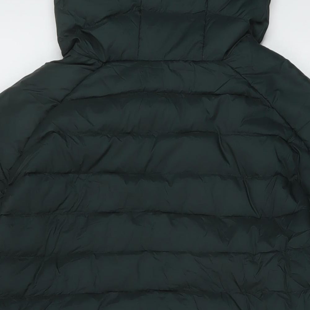 Marks and Spencer Mens Green Puffer Jacket Jacket Size L Zip