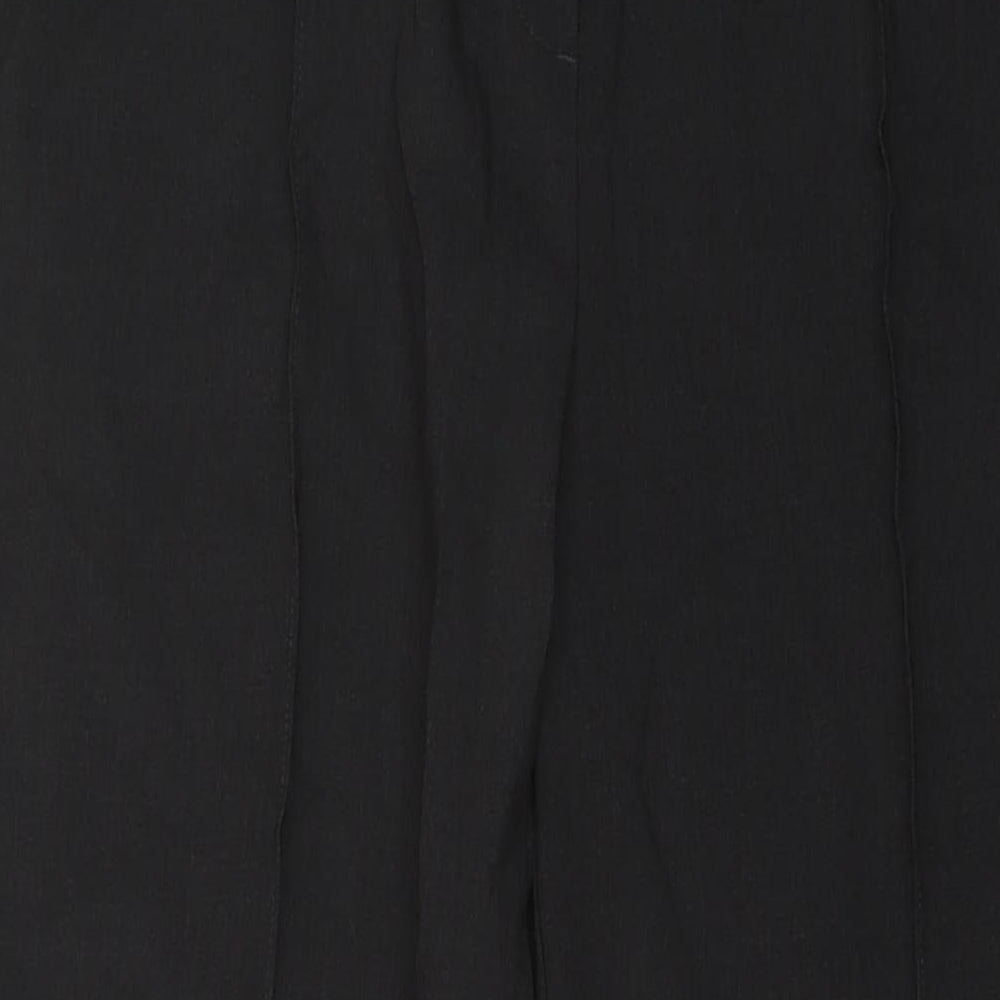 Marks and Spencer Womens Grey Polyester Trousers Size 16 L32 in Regular