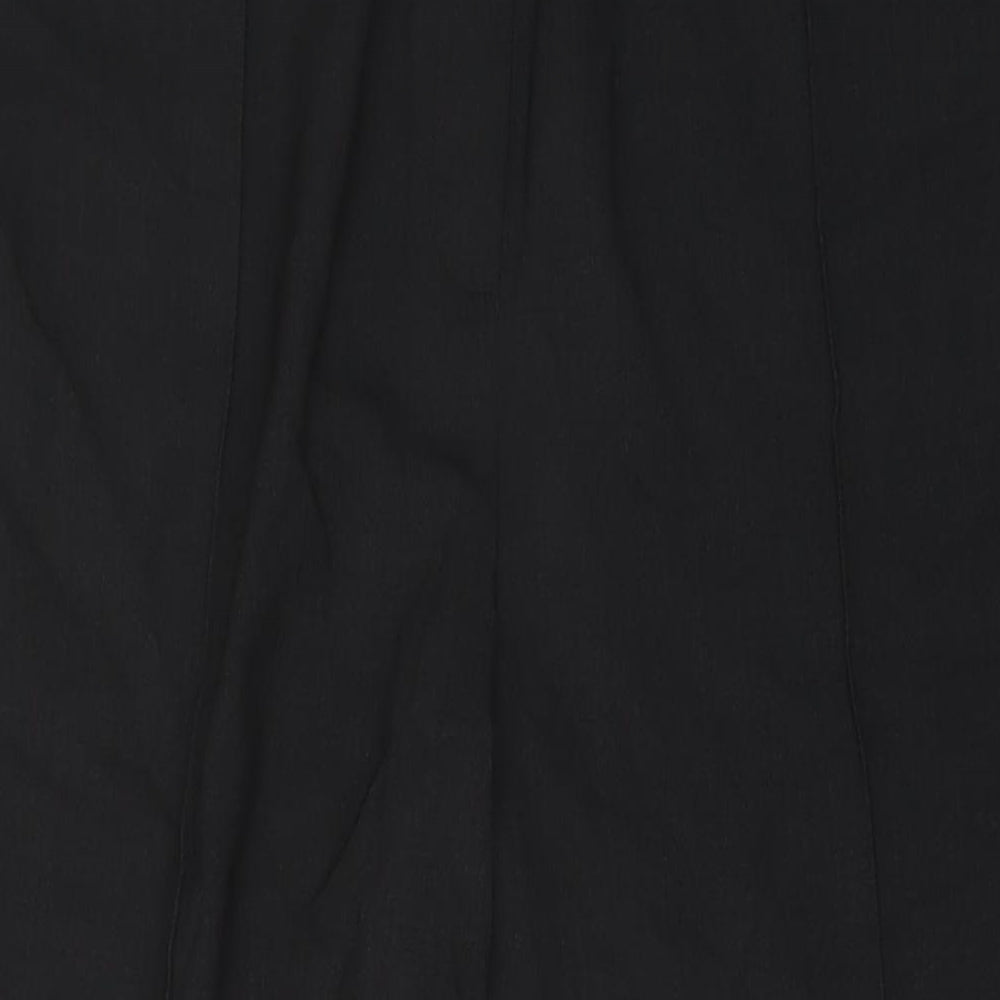 Marks and Spencer Womens Grey Polyester Trousers Size 18 L27 in Regular