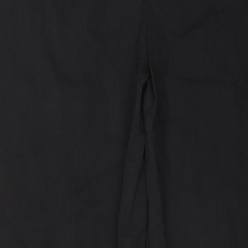 Marks and Spencer Womens Grey Polyester Trousers Size 14 L29 in Regular