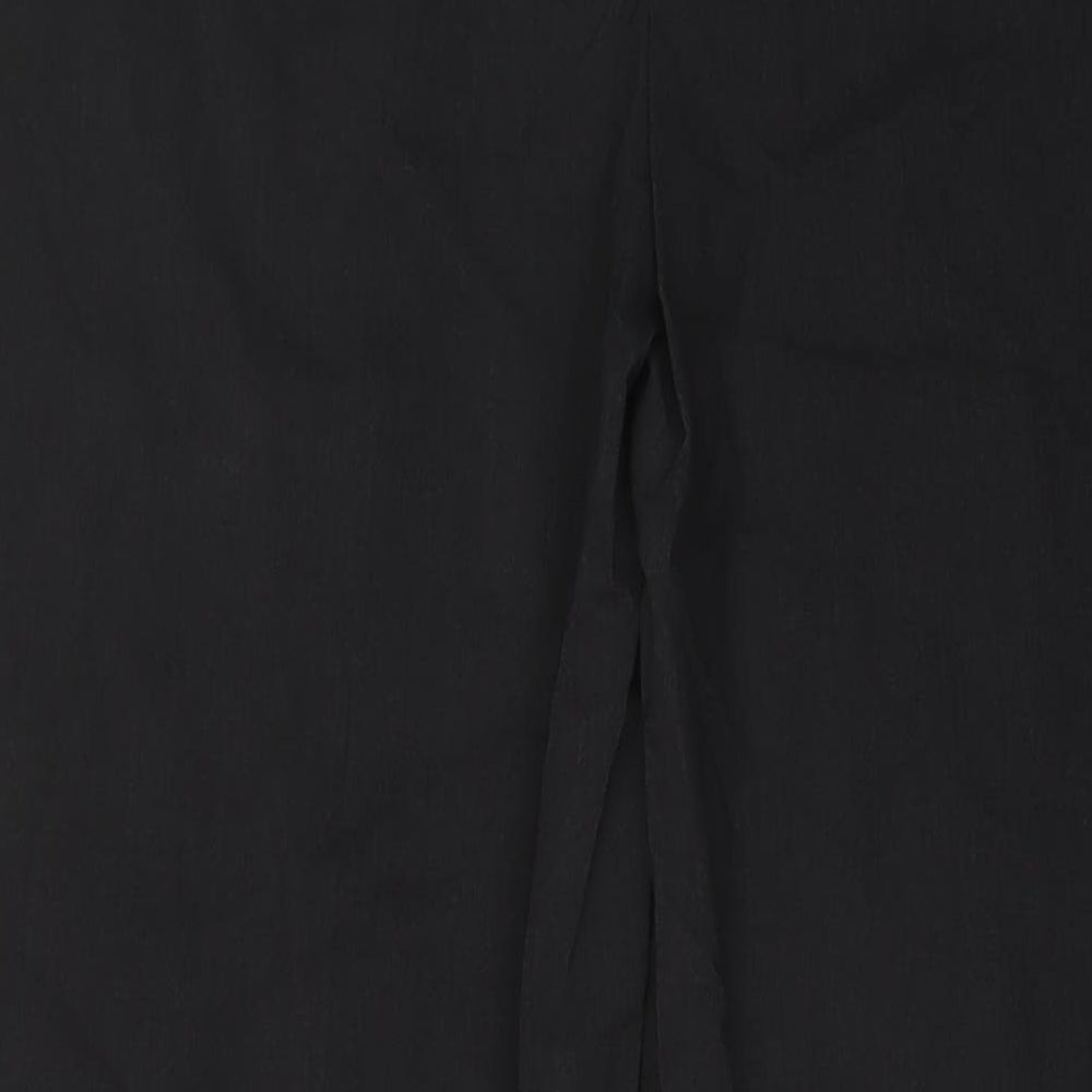 Marks and Spencer Womens Grey Polyester Trousers Size 14 L29 in Regular
