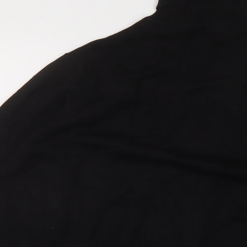 Capsule Womens Black Roll Neck Viscose Pullover Jumper Size 24