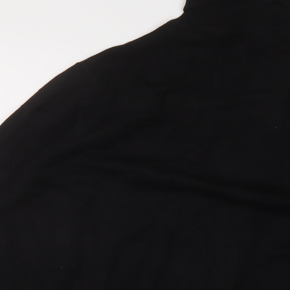 Capsule Womens Black Roll Neck Viscose Pullover Jumper Size 24