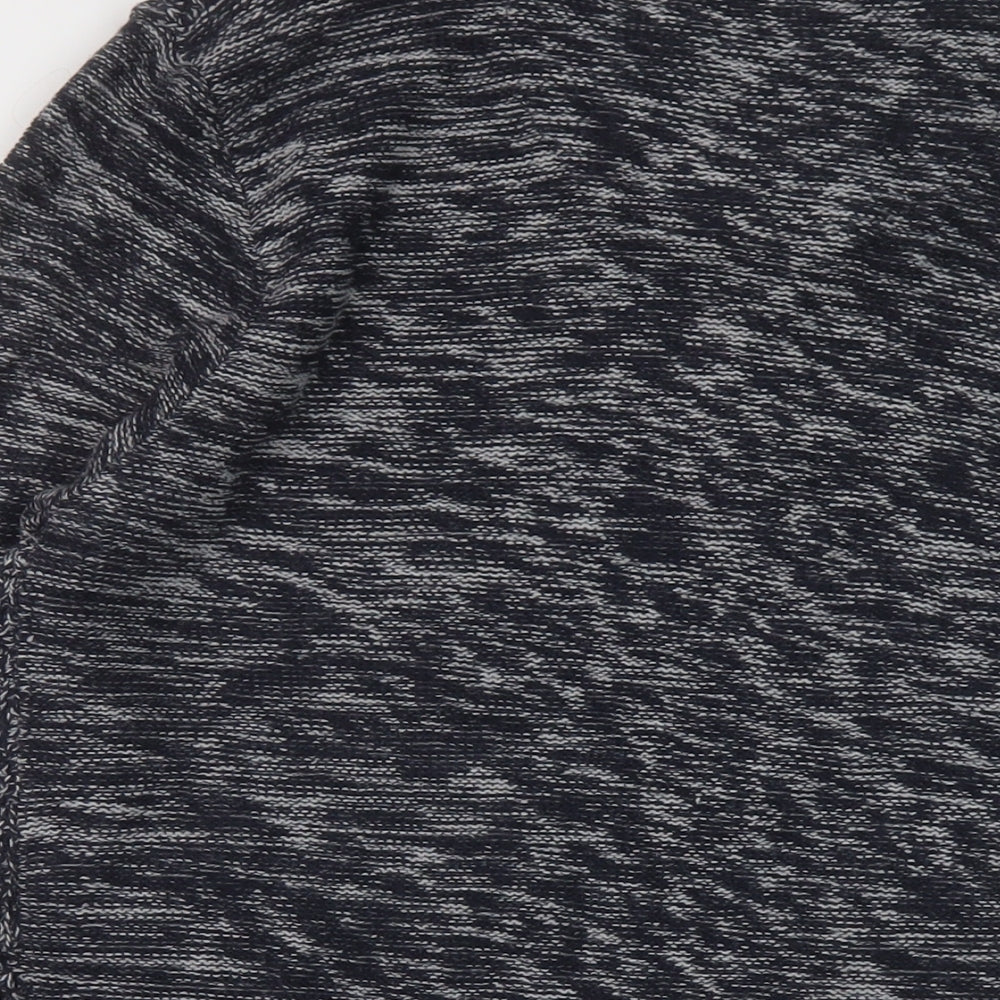 Brave Soul Mens Blue Crew Neck Acrylic Pullover Jumper Size XL Long Sleeve