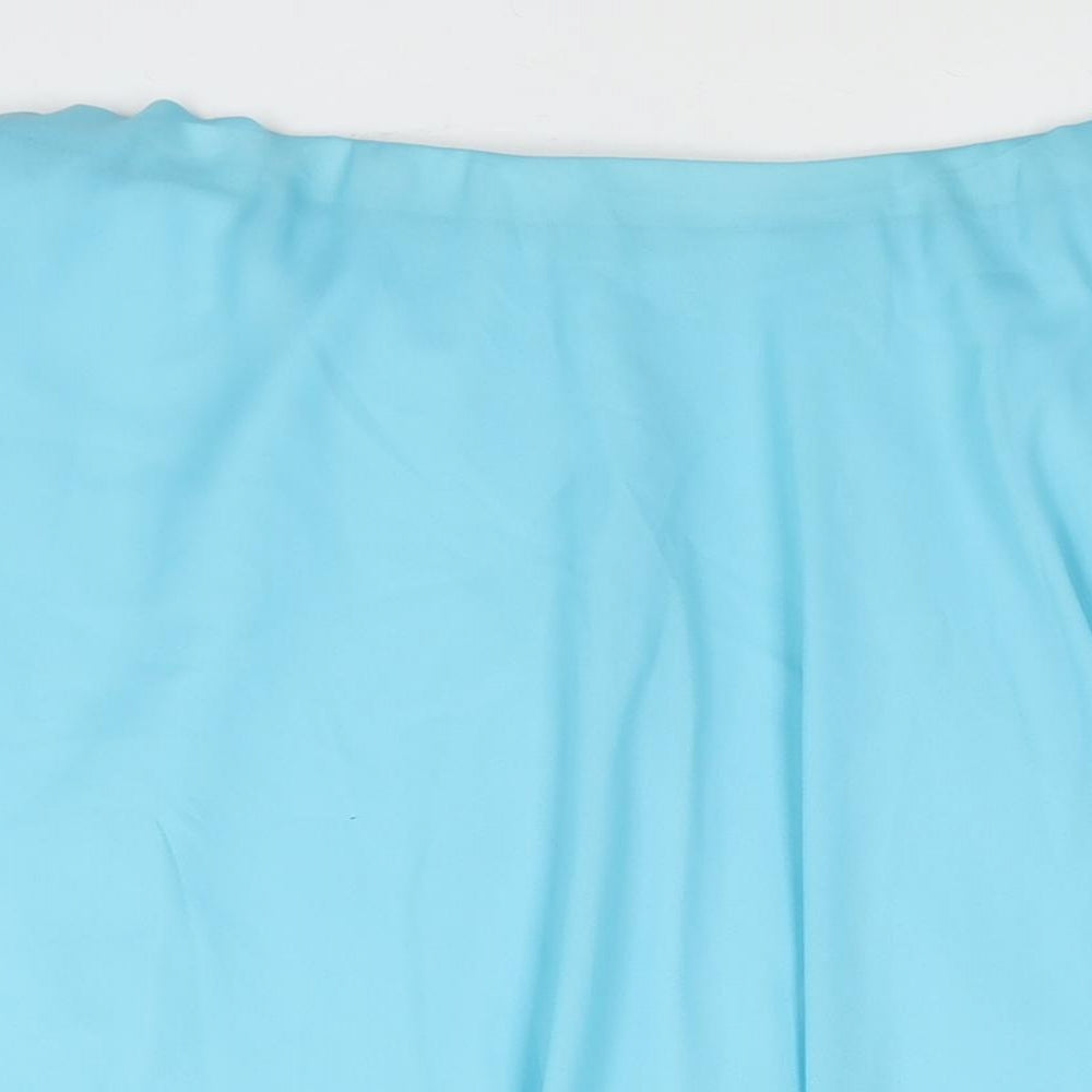 Kaleidoscope Womens Blue Polyester Flare Skirt Size 18 - Elasticated Waist