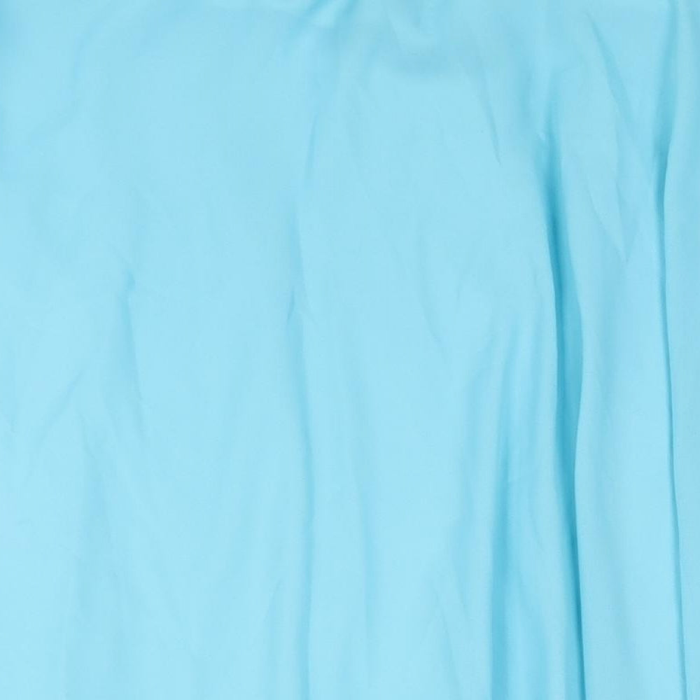 Kaleidoscope Womens Blue Polyester Flare Skirt Size 18 - Elasticated Waist