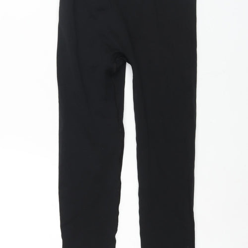 NEXT Womens Black Polyester Cropped Leggings Size 24 in L25 in - Logo