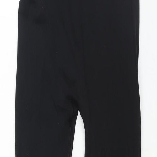 NEXT Womens Black Polyester Cropped Leggings Size 24 in L25 in - Logo