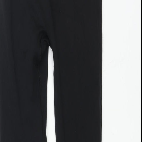 NEXT Womens Black Polyester Cropped Leggings Size 24 in L25 in - Logo