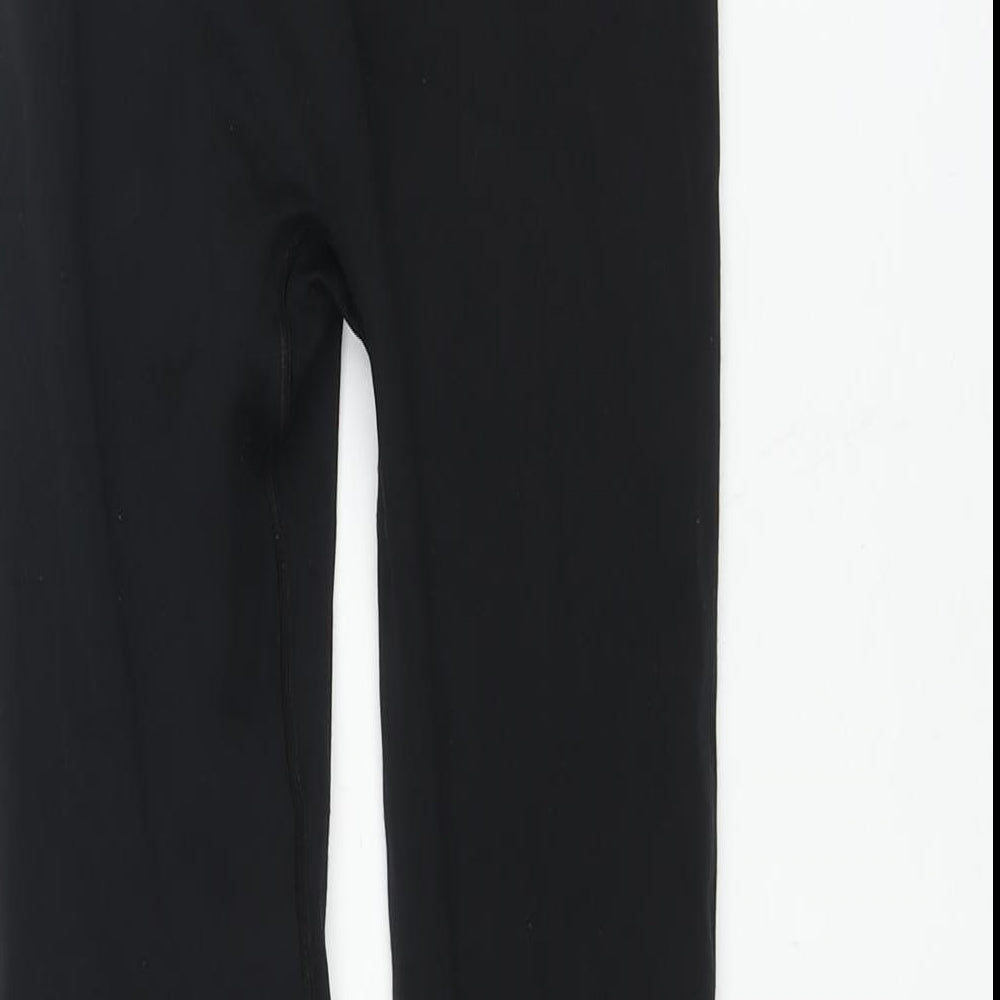 NEXT Womens Black Polyester Cropped Leggings Size 24 in L25 in - Logo