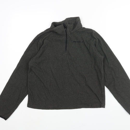 Peter Storm Boys Grey Polyester Pullover Sweatshirt Size 13 Years Zip - Logo