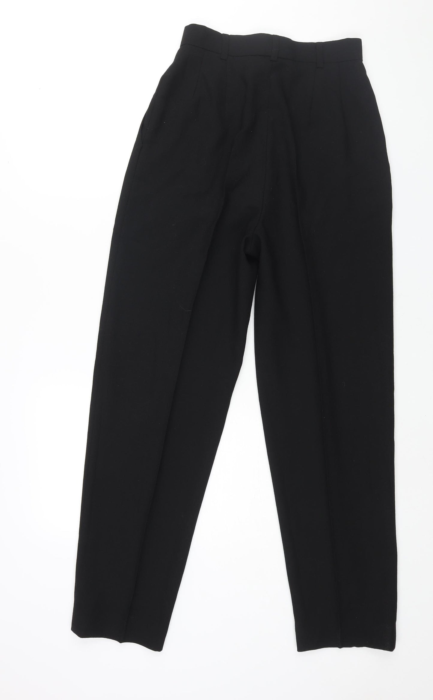 Jacques Vert Womens Black Polyester Trousers Size 10 L29 in Regular Zip