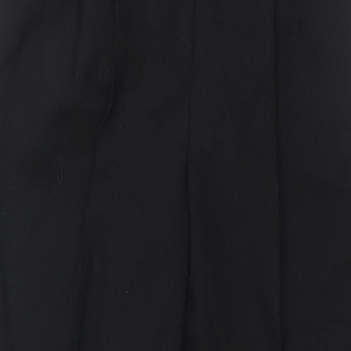 Jacques Vert Womens Black Polyester Trousers Size 10 L29 in Regular Zip