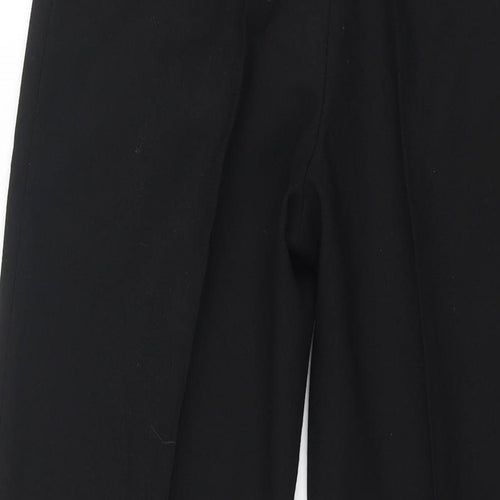 Jacques Vert Womens Black Polyester Trousers Size 10 L29 in Regular Zip