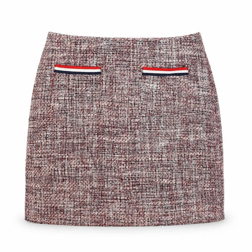 Marks and Spencer Womens Multicoloured Cotton Straight & Pencil Skirt Size 10 Zip - Pocket Detail