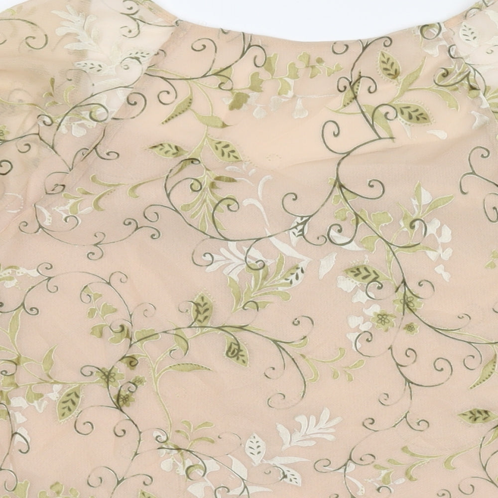 Bonmarché Womens Beige Polyester Basic Blouse Size 20 Sweetheart