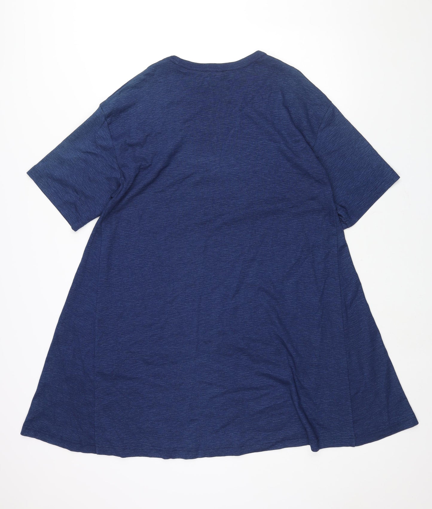 COS Womens Blue Cotton A-Line Size S Crew Neck Pullover - Panel Detail