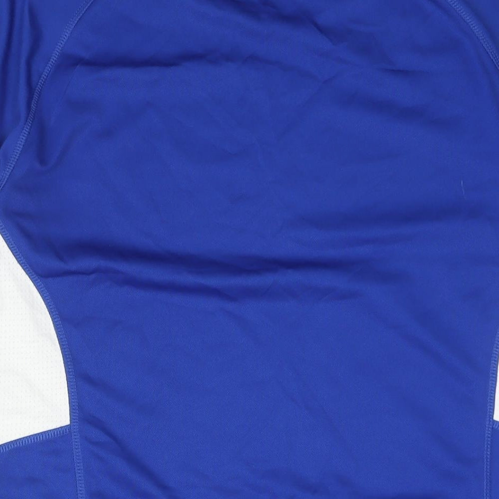 Karrimor Mens Blue Colourblock Polyester Basic T-Shirt Size M Round Neck Pullover