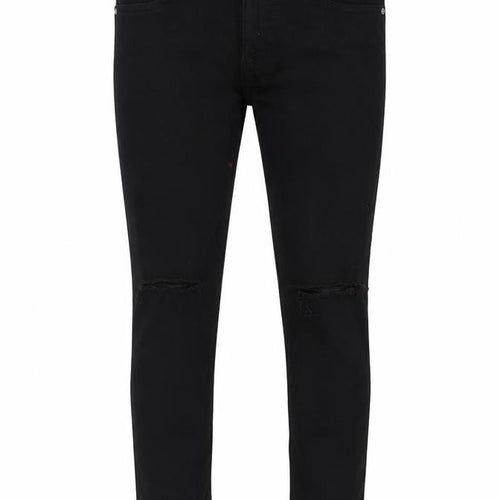 New Look Girls Black Cotton Skinny Jeans Size 11 Years L26 in Regular Zip