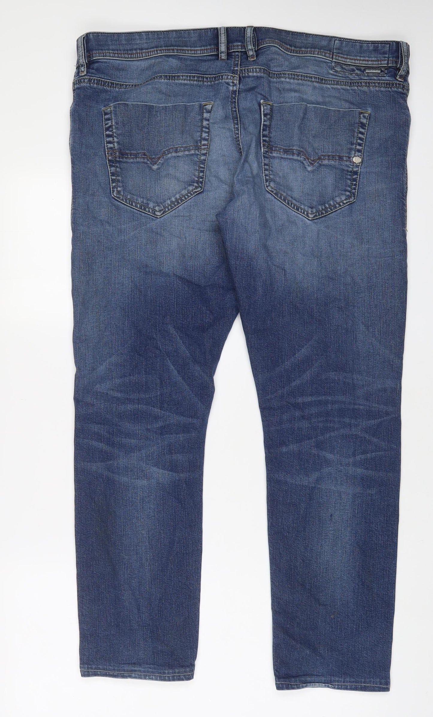 Diesel Mens Blue Cotton Straight Jeans Size 40 in L29 in Regular Button