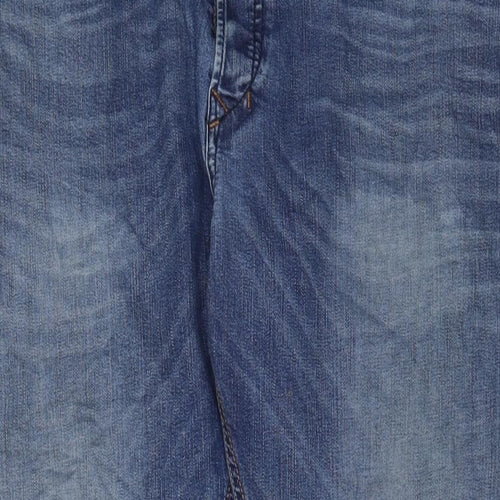 Diesel Mens Blue Cotton Straight Jeans Size 40 in L29 in Regular Button
