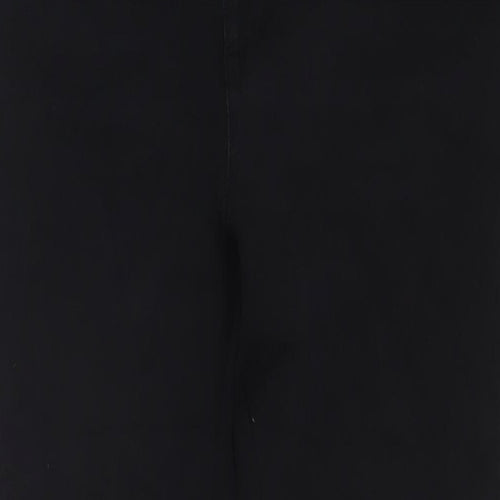 TU Womens Black Cotton Skinny Jeans Size 16 L26 in Regular Zip
