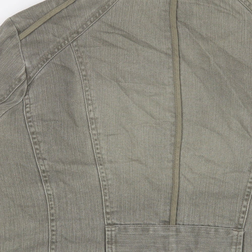 Principles Womens Green Jacket Size 16 Snap
