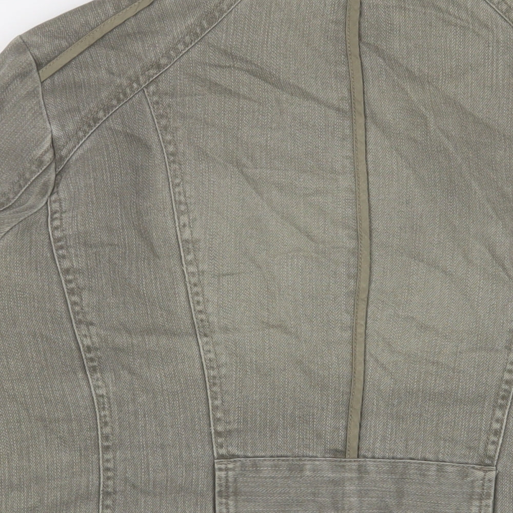 Principles Womens Green Jacket Size 16 Snap