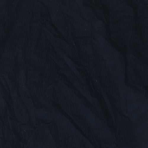 Seasalt Womens Blue Cotton A-Line Size 12 Roll Neck Pullover - Pockets