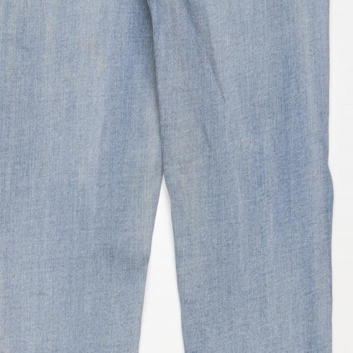 MyHolliys Womens Blue Cotton Skinny Jeans Size M L29 in Regular Zip