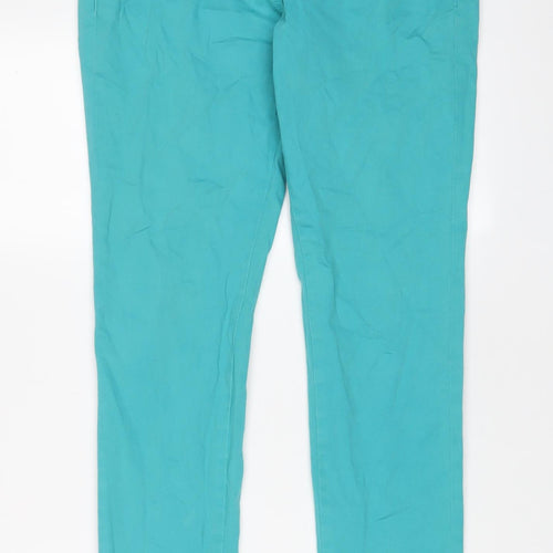 Great Plains Womens Blue Cotton Skinny Jeans Size 12 L30 in Regular Zip