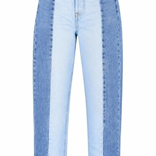 Stradivarius Womens Blue Cotton Straight Jeans Size 4 L24 in Regular Zip
