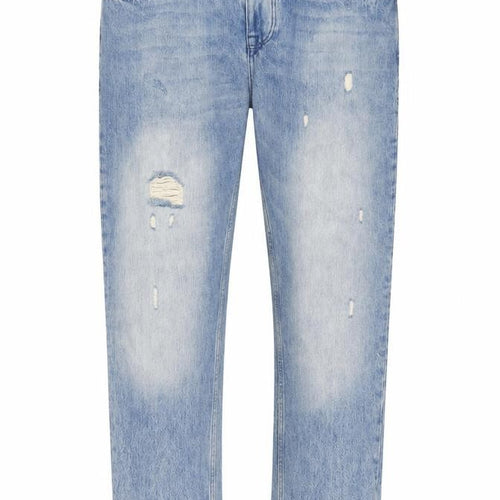 ASOS Mens Blue Cotton Straight Jeans Size 32 in L32 in Regular