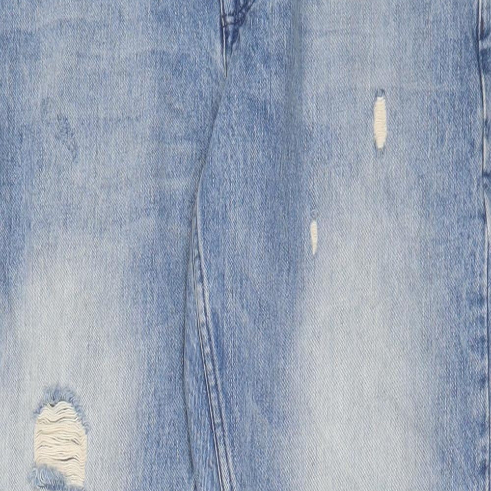 ASOS Mens Blue Cotton Straight Jeans Size 32 in L32 in Regular