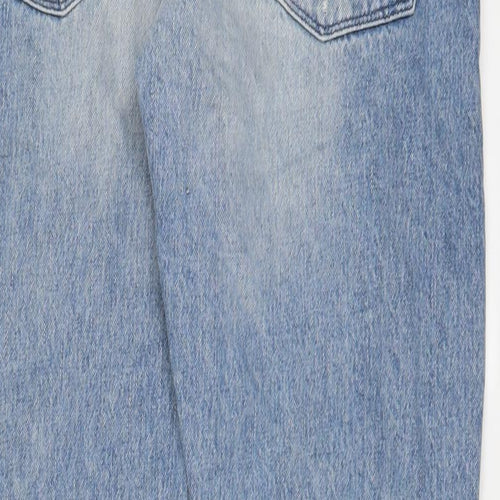 ASOS Mens Blue Cotton Straight Jeans Size 32 in L32 in Regular