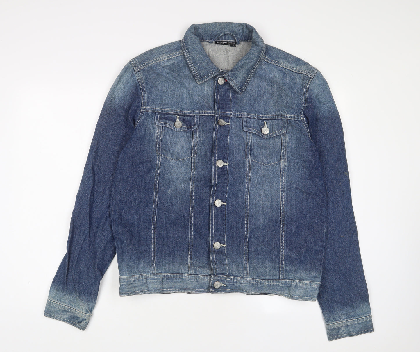 Livergy Womens Blue Jacket Size 14 Button